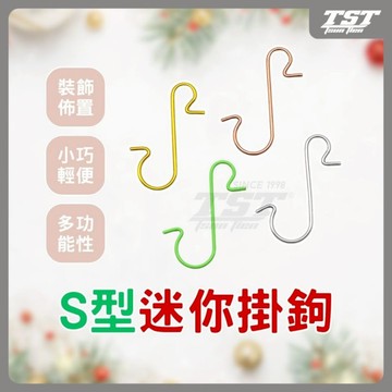 S型迷你掛鉤 掛鉤 裝飾 萬用 掛勾 隔日到貨🔥 S型掛勾 牆面佈置 聖誕樹佈置 彩色掛勾 迷你掛勾 節慶 裝飾
