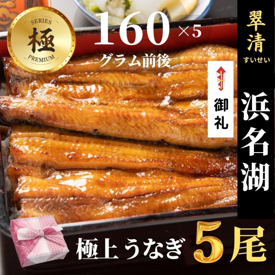 極 うなぎ 蒲焼 5尾 国産  鰻 ウナギ お中元 高級 人気 美味しい 浜名湖 静岡 老舗 店舗 冷蔵 のし 熨斗 贈答 贈り物 ギフト お祝い お取り寄せ 内祝 地焼き