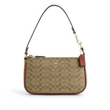 精選★COACH Nolita19 經典老花拉鍊開合 手拿麻將包 CE698【母親節禮物★菲尼斯 國際精品3折起 春夏新品 換季下殺】