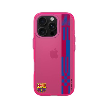 iPhone 16 Pro Clear 粉漾桃 - FC Barcelona - Barça Pulse