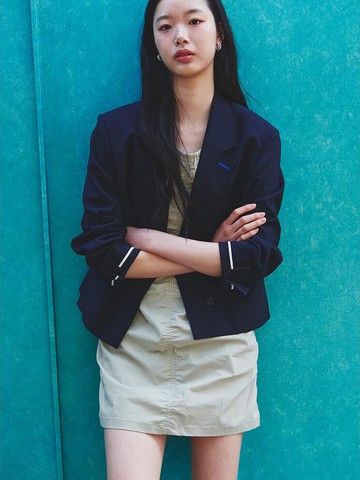 Loose Fit Short Jacket [Navy] (KE5311M05R)
