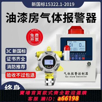 【台灣公司 可開發票】油漆濃度報警器噴漆烤漆房二甲苯泄漏探測工業可燃氣體檢測儀防爆