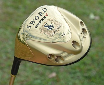 日本進口Katana Sword sniper V高爾夫球桿一號木桿男士左手反手