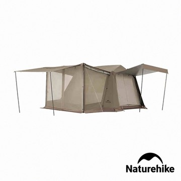 Naturehike Village6.0鈦黑膠一室兩廳屋脊自動帳篷3-4人 旗艦款 ZP021