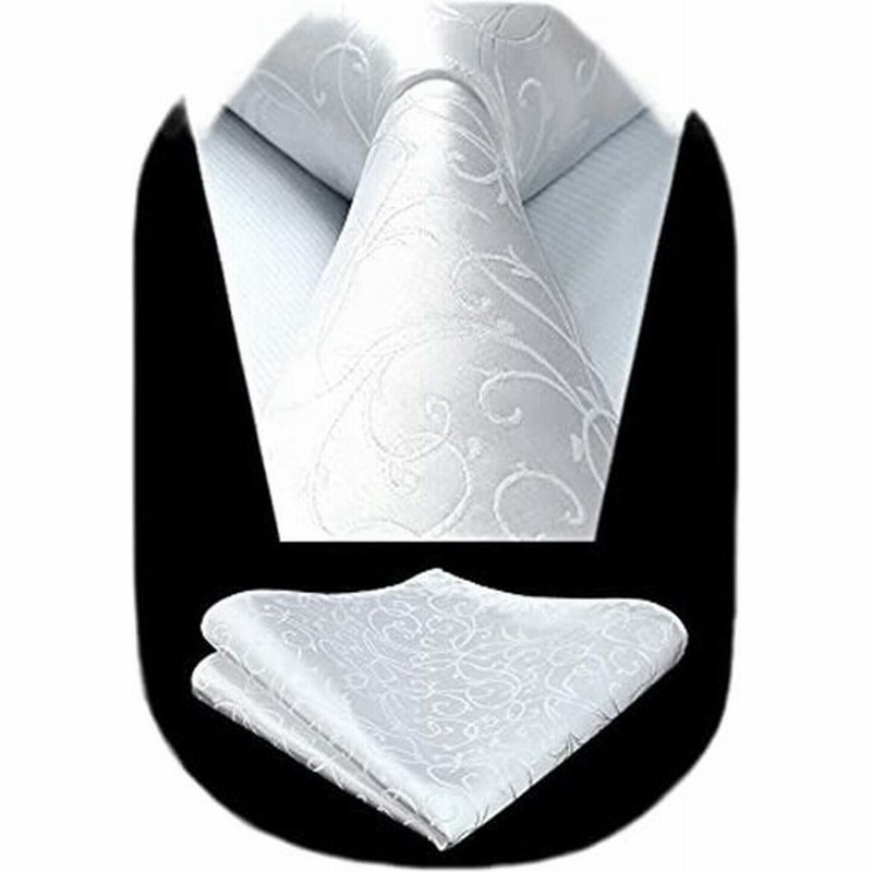 結婚式 白 ネクタイ チーフ メンズ おしゃれ ペイズリー柄 ネクタイ セット ビジネス 礼服用 ネクタイ ブランド プレゼント 男性 入学 通販 Lineポイント最大get Lineショッピング