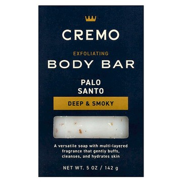 Cremo, 去角質磨砂沐浴皁，祕魯聖木質香味，5 盎司（142 克）