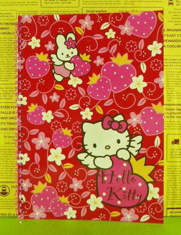 【震撼精品百貨】Hello Kitty 凱蒂貓~筆記本~紅天使【共1款】