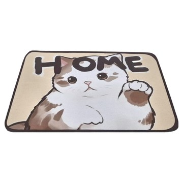 矽藻土軟地墊 Set 2個  柔軟輕薄  舒適腳感  快速吸水  60 x 40cm  貓咪  1組