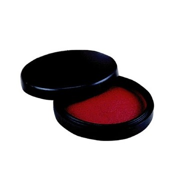 徠福 特選艾絨印泥(國畫‧支票適用) 印泥直徑75mm / 個 NO.75（4711699022810）