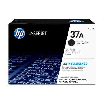 【領券滿額折200】  HP 37A 黑色原廠LaserJet 碳粉匣(CF237A) For HP M607/M608/M609/M631