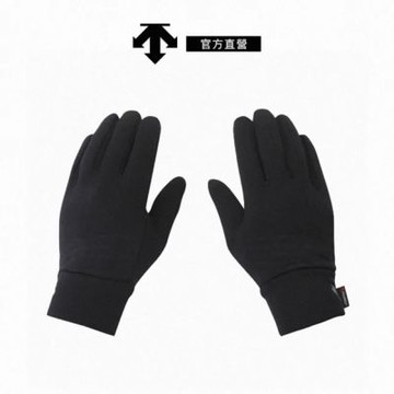 【DESCENTE】迪桑特 保暖防滑手套 (黑色)