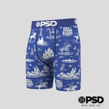 【PSD Underwear 官方旗艦店】RECREATION- 平口四角褲 -壞男孩-藍色