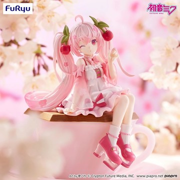 【超萌行銷】Furyu 初音未來 泡麵蓋景品 櫻花未來 2025 眨眼 ver. FR51074