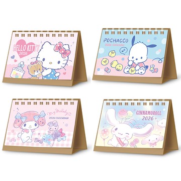 三麗鷗2026桌曆-迷你【九乘九購物網】