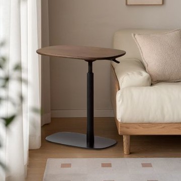 源氏木語圓滿黑胡桃木實木可升降長邊几0.6MK182J13-(H014409079)