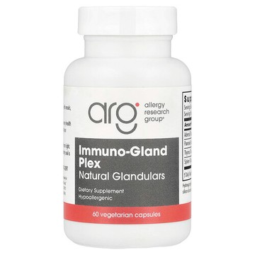 Allergy Research Group, Immuno-Gland Plex素食膠囊，天然腺體，60粒