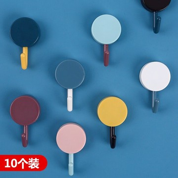 廚房創意粘鉤掛勾無痕免打孔門后浴室粘鉤掛鉤強力粘膠貼墻壁壁掛