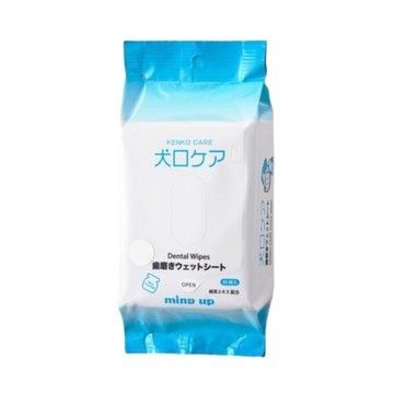 日本 Mind up 犬用潔牙用品 犬用牙齒擦拭片『寵喵樂旗艦店』