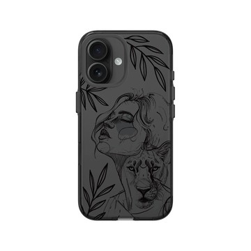 iPhone 16 Clear (相機按鈕) 酷墨灰 - MYMY REVERZ TATTOO - BANDIA