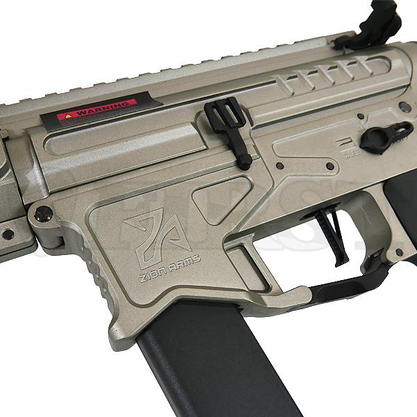 ランサータクティカル エアガン PW9 Mod.1 デルタストック グレー 軽量 [ZION ARMS 電子トリガー搭載] 電動ガン 18以上用 [エアガン ファースト 最強]