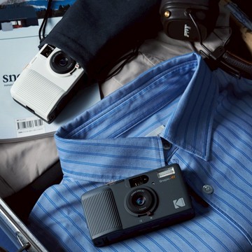 限量預購中【Kodak 柯達】KODAK 柯達 Snapic A1 35mm 復古光學雙焦三鏡底片相機