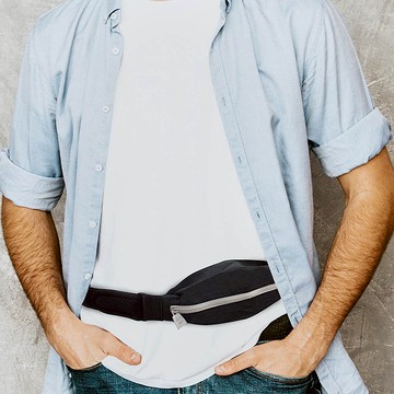 Chuyu 調整式隱形腰包/防搶包/防盜包/防竊腰掛包-do it now