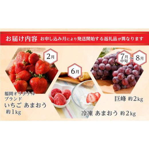 ふるさと納税 福岡県 川崎町 季節の フルーツ を 年５回 お届け します！