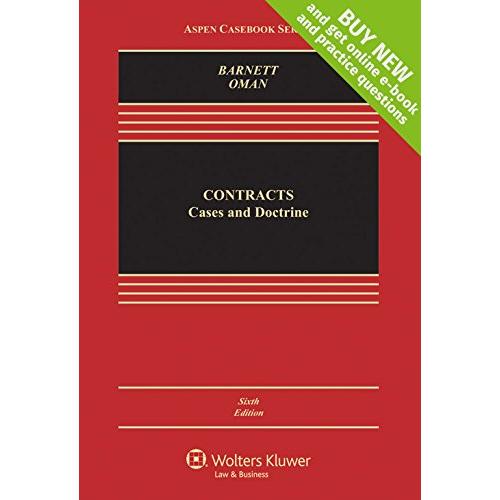 Contracts: Cases and Doctrine (Aspen Casebook)