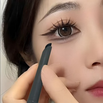 小紅書爆款💕新中式狐狸眼線筆 斜頭 紅色刀鋒眼線膠筆 扁頭 持久 不暈染 防水下至筆 防水 臥蠶筆 眼線筆 眼線膠筆
