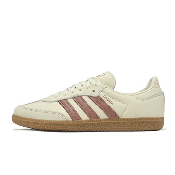 adidas 休閒鞋 Samba OG W 女鞋 米色 乾燥玫瑰粉 德訓鞋 復古 愛迪達 JS1361
