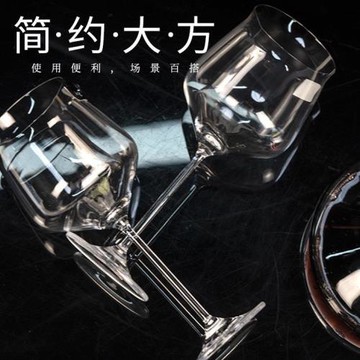 大號紅酒杯高腳杯創意高檔玻璃葡萄酒杯勃艮第酒杯子酒具家用