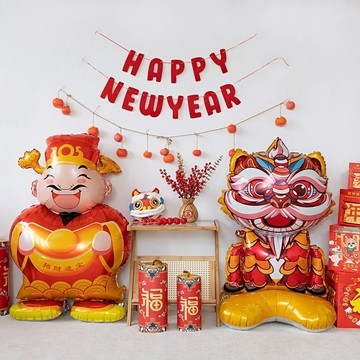 【芽米栗】最快隔日到 春節佈置 春節裝飾 新年氣球 造型氣球 開幕佈置 開店佈置 開幕氣球 開店氣球 過年裝飾品