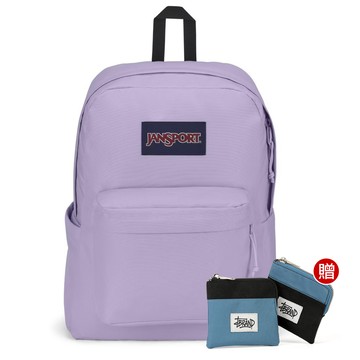 JanSport SUPERBREAK PLUS 校園系列後背包 -玫瑰粉