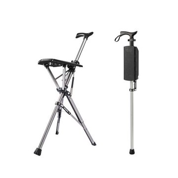 Step2Gold Ta-Da臺達椅 手杖椅子折疊拐杖椅拐杖凳便攜拐棍登山杖