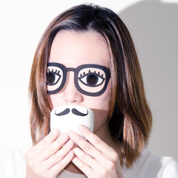 俏鬍子變臉貼－品客鬍 派對 婚禮 直播