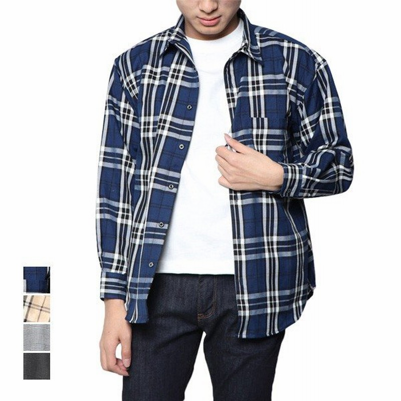 Styleblock 総柄シャツ シャツ チェック柄シャツ 長袖 カジュアルシャツ ビッグシルエット 大きめ オーバーサイズ トップス メンズ 2818s 通販 Lineポイント最大get Lineショッピング