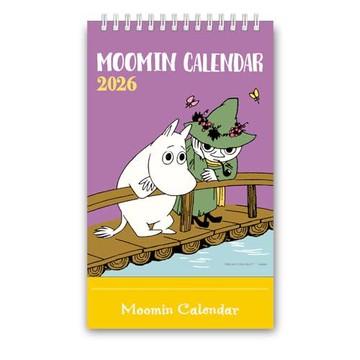 嚕嚕米 Moomin 學研 2026 桌曆 原畫 授權 桌上月曆 1月開始 [日本直送]
