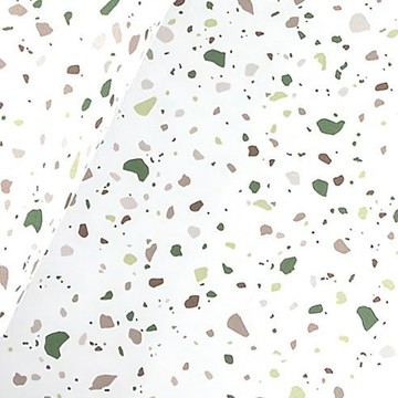 【出清品】7_防水自黏壁紙 仿復古花磚紋路, 水磨石, 60 x 300cm, 1kg, 1捲