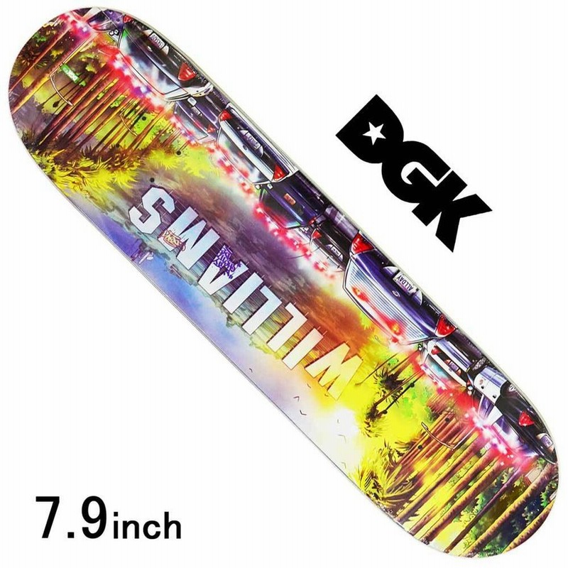 Dgk 7 9インチ スケボー デッキ Pursuit Pro Stevie Williams Skateboard スケートボード スケボーデッキ 人気 おすすめ かっこいい ブランド カットバック 通販 Lineポイント最大0 5 Get Lineショッピング