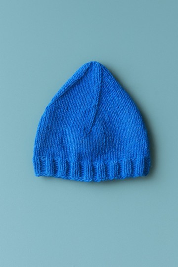 新品 梨子手工編織 尖尖頭的精靈羊毛冷帽