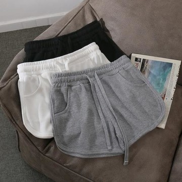 韓版寬松休閑大碼運動短褲女夏季2025年新款高腰外穿純棉睡褲熱褲