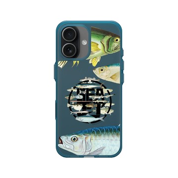 iPhone 17 Clear (相機按鈕) 夜幕藍 - KID - 魚群海釣