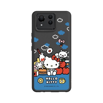 Zenfone 11 Ultra SolidSuit 黑 - 三麗鷗-Hello Kitty - 悠閒時光