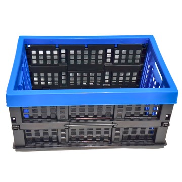 KEYWAY 聯府 中美式摺疊籃 DY-221 14L  380 x 255 x 192mm  藍色  1個