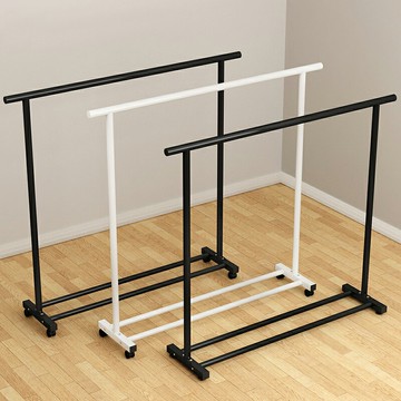 晾衣架落地臥室家用折疊室內掛衣單桿式簡易陽臺收納涼曬衣服架子