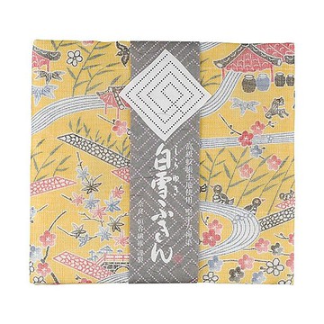 京友禪染萬用巾 / 琉球紅型黃色