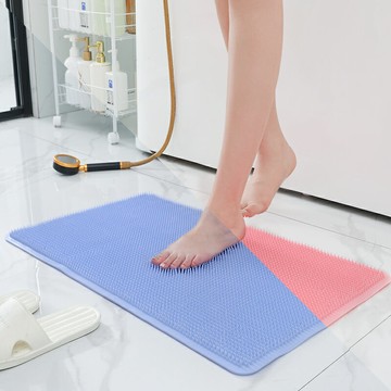 新款浴室防滑墊家用衛浴淋墊浴房腳墊寶寶洗澡墊子衛生間地墊方形