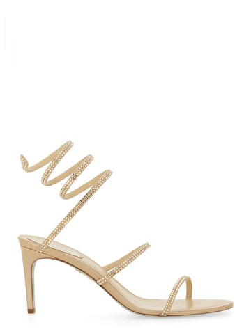 rene caovilla satin pumps