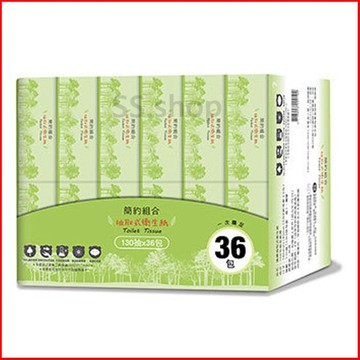 《簡約組合》 抽取衛生紙 (130抽X36包/袋)【現貨】【宅配上限2袋】
