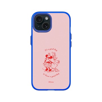 iPhone 15 Clear 激光藍 - 迪士尼-米奇 Mickey - 米妮與黛西 - It's a good day